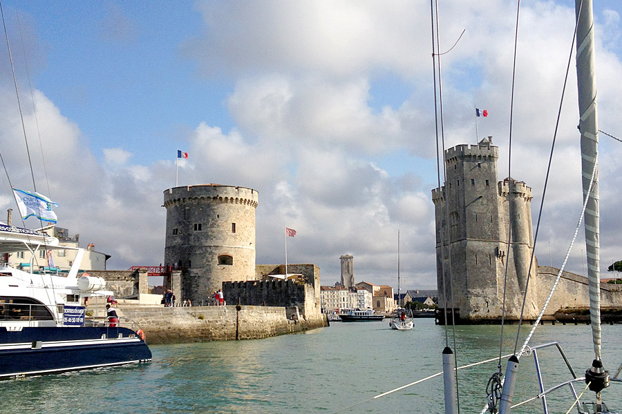 Arrivée au port de La Rochelle